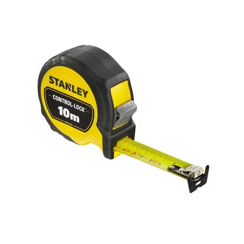Mesure 10 m x 25 mm double marquage magnétique control-lock - STANLEY - STHT37233-0