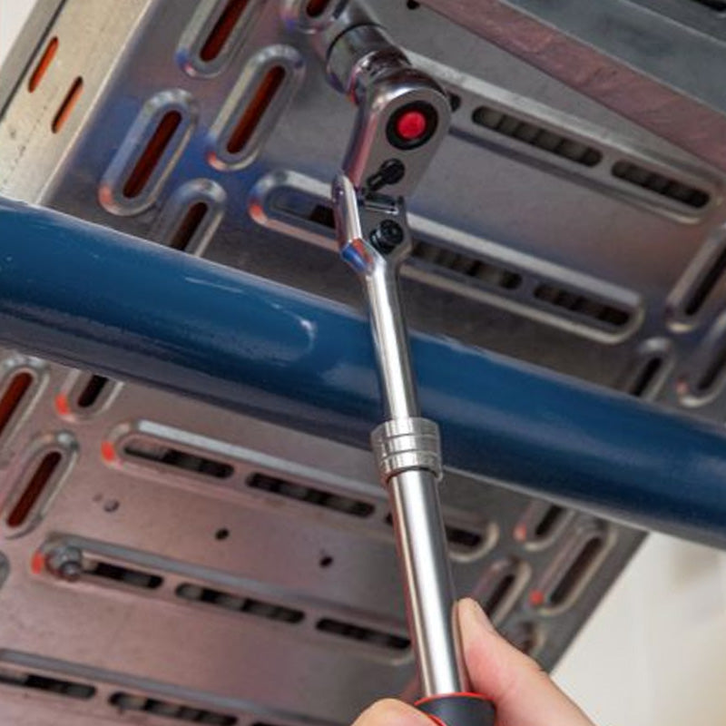 Cliquet télescopique réversible 1/2'' à tête articulée, 72 dents - KS TOOLS - 920.1330