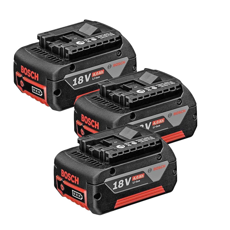 Pack 3 outils BOSCH 18V : Perceuse-Visseuse GSR + Meuleuse angulaire GWS + Perforateur SDS Plus GBH + Batterie ProCORE18V 3x4,0Ah + Chargeur GAL 1880 SAC (C)