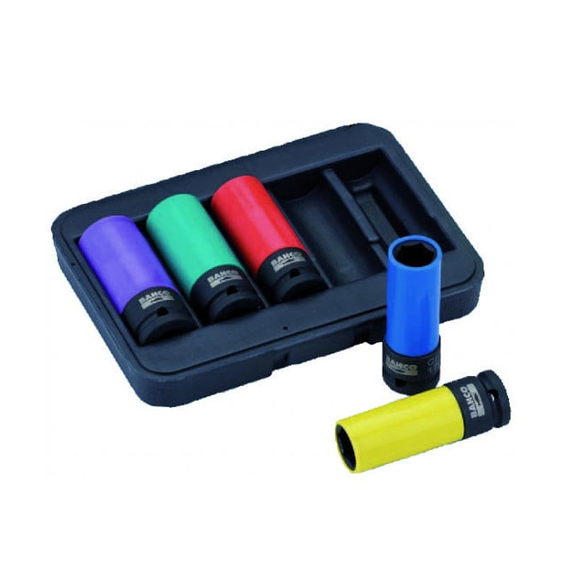 Coffret 5 douilles choc roues BAHCO - BWSS12P5