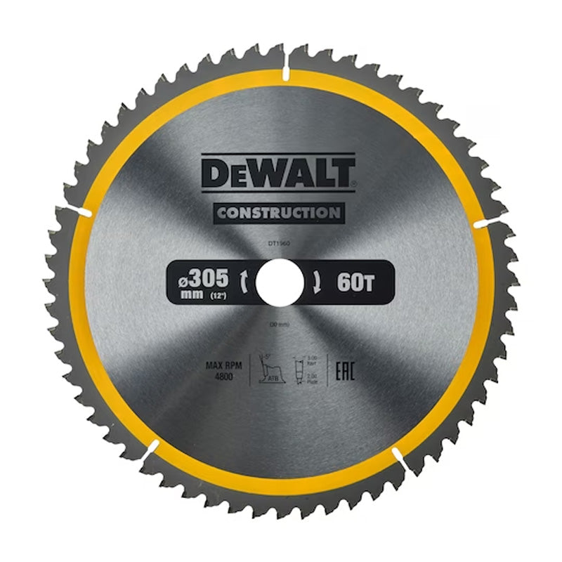 Lame de scie circulaire DEWALT Ø305x30mm