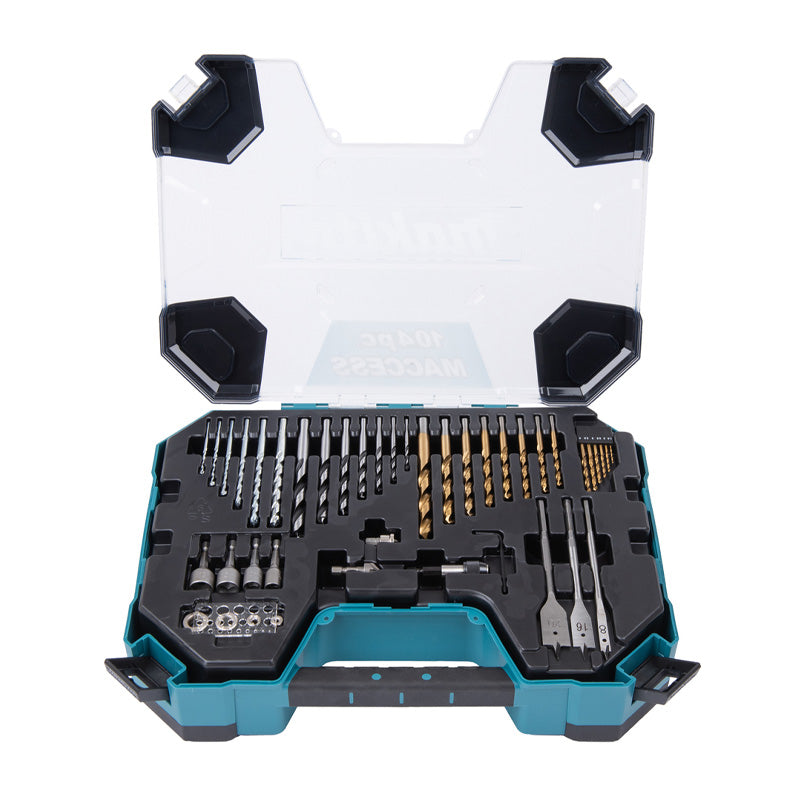 Makita E-22604 104 pièces Ensemble de forets et embouts