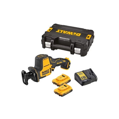 Scie sabre compacte 12V DEWALT DCS312D2-QW Brushless avec coffret et 2 batteries 2,0 Ah
