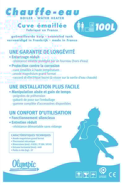 Chauffe-eau Olympic - 100L