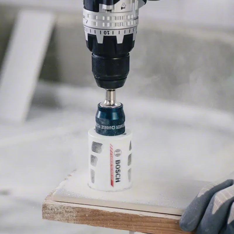 Kit adaptateur BOSCH Power-Change Plus 6 pans + foret HSS-G - 85 mm - 2608594253