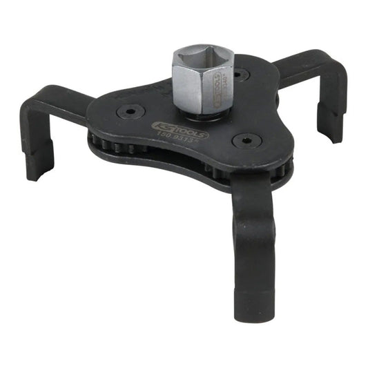 Clé araignée pour filtre à huile 3/8'' + 1/2'', diamètre 62-102 mm  - KS TOOLS - 150.9313