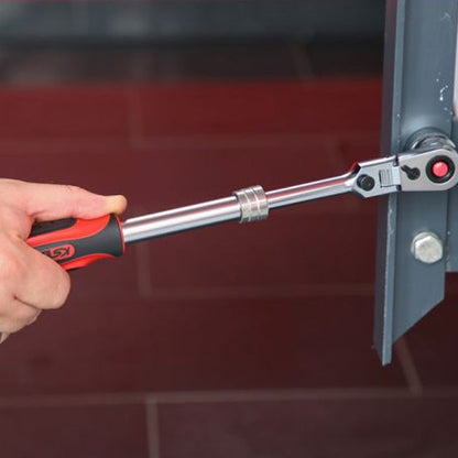 Cliquet télescopique réversible 1/2'' à tête articulée, 72 dents  - KS TOOLS - 920.1330