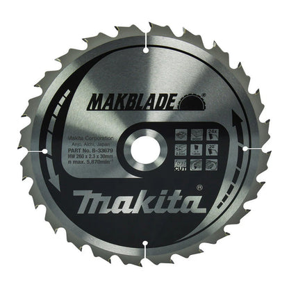 Pack scie sur table MLT100N MAKITA + lame bois carbure B-33679