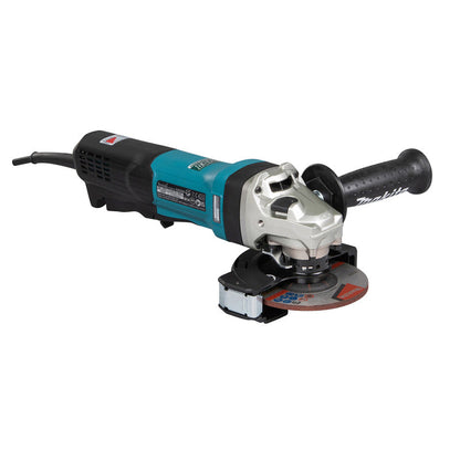 Meuleuse 125mm 1900W Makita GA5093X01 Frein et interrupteur à poignée de sécurité