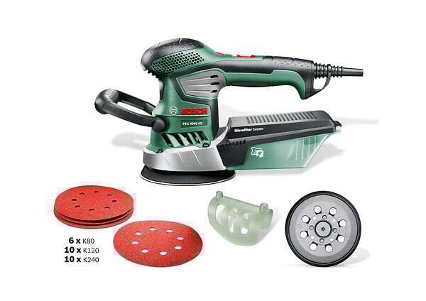 Ponceuse excentrique BOSCH PEX 4000 AE - 370W BOSCH DIY