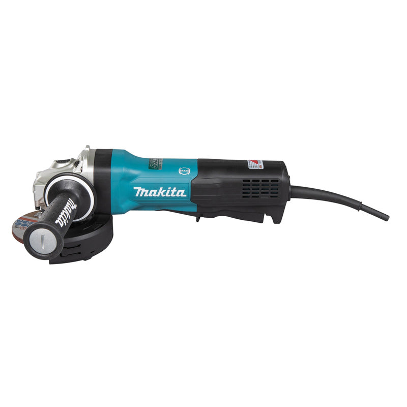 Meuleuse 125mm 1900W Makita GA5093X01 Frein et interrupteur à poignée de sécurité