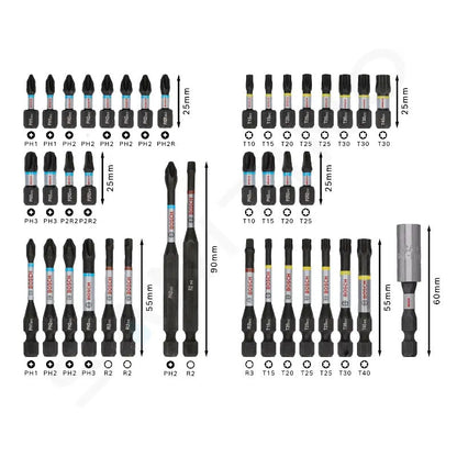 Coffret de vissage Bosch Pro impact 44 pièces