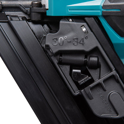 Cloueur de charpente 90mm pointes en D 34 º LXT MAKITA DBN900RTE BL1850B X 2 + chargeur DC18RC