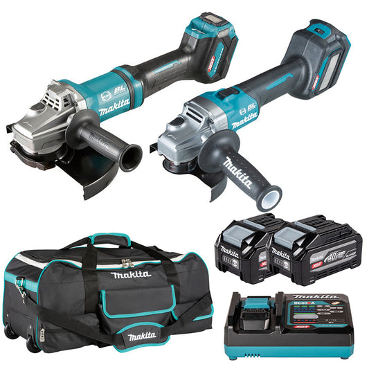 Combopack XGT ® 2 Outils MAKITA DK0227G201 - 40V - 2 x BL4040F + DC40RA