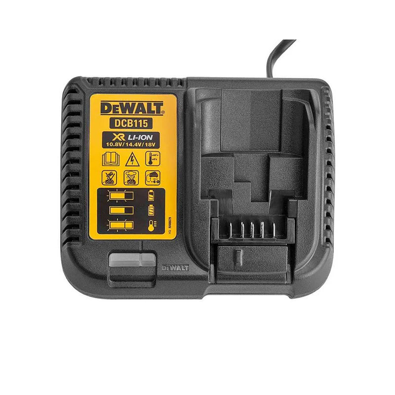 Pack 2 outils DEWALT DCKRT02GA Souffleur + Taille-haie 18V + 2 batteries + chargeur