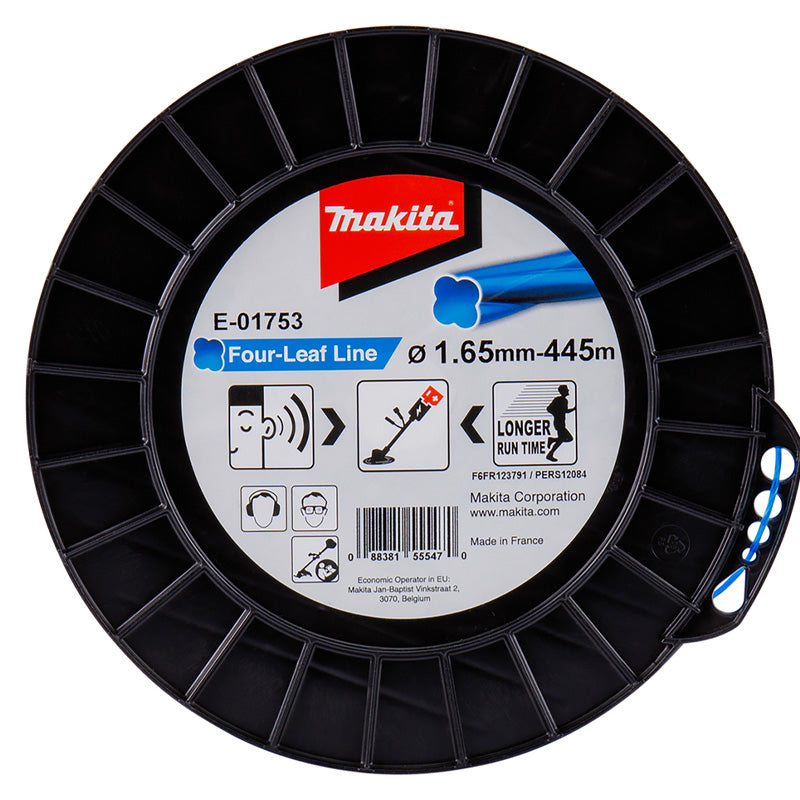 Fil nylon Trèfle torsadé MAKITA E-01753 1,65mm x 445m