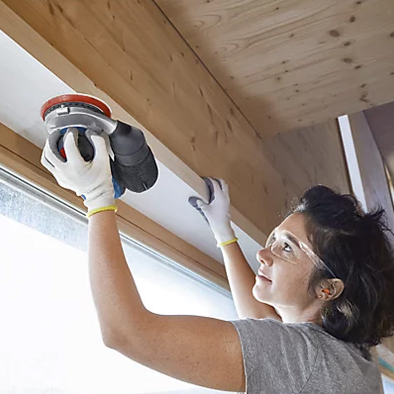 Ponceuse excentrique sans-fil BOSCH GEX 18V-125 - 0 601 372 201 Professional (vendu sans batterie) en carton avec accessoires