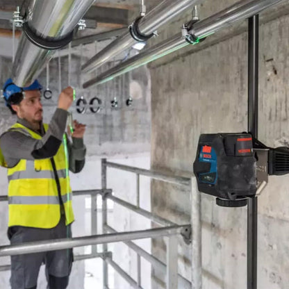 Laser combiné  BOSCH GCL 12V-50-22 CG + Support RM 20 + Batterie GBA 12V 2.0Ah en L-Boxx