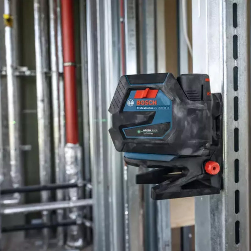 Laser combiné  BOSCH GCL 12V-50-22 CG + Support RM 20 + Batterie GBA 12V 2.0Ah en L-Boxx