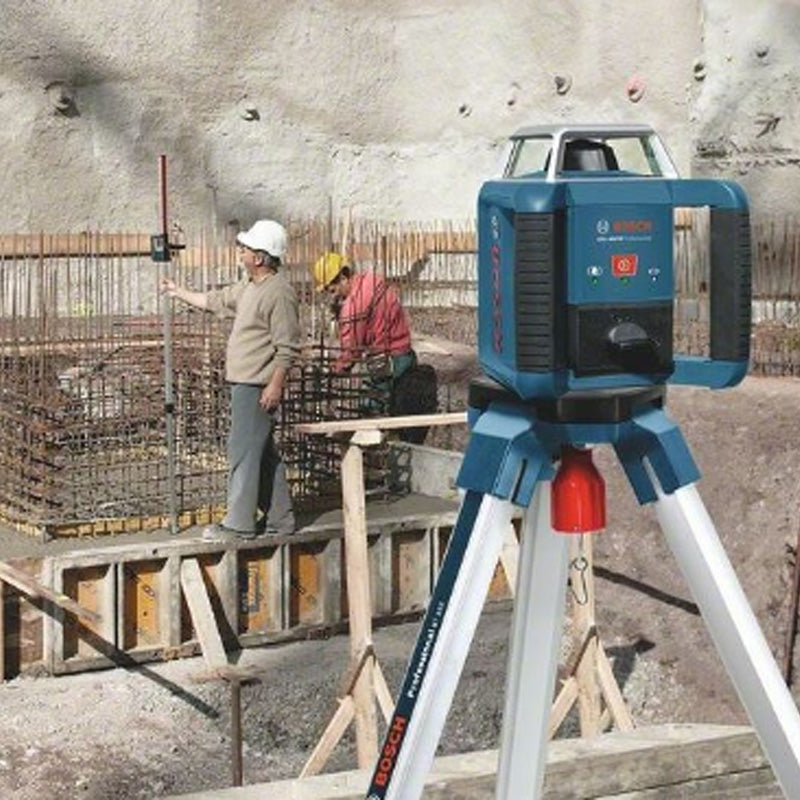 Laser rotatif BOSCH GRL 400 H + Cellule de réception LR 45 + Batteries NiMH en L-Boxx