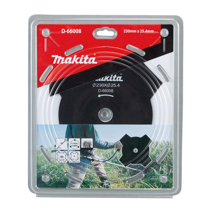 Lame pour débroussailleuse 4 dents MAKITA D-66008 230x25.4mm
