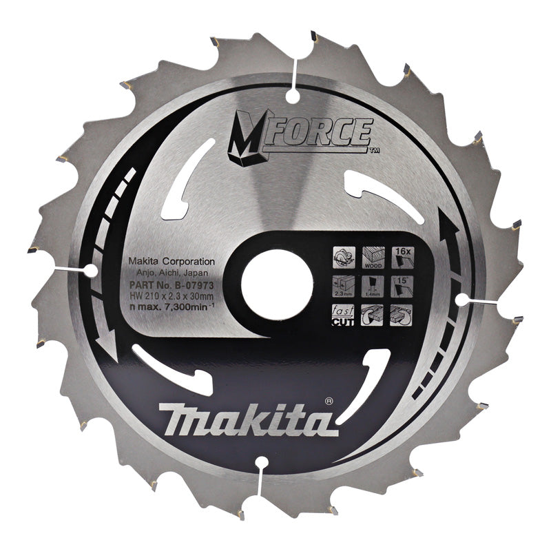 Lames carbure "Mforce", pour bois, pour scies circulaires MAKITA