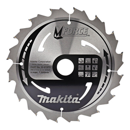 Lames carbure "Mforce", pour bois, pour scies circulaires MAKITA