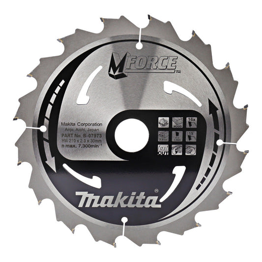 Lames carbure "Mforce", pour bois, pour scies circulaires MAKITA