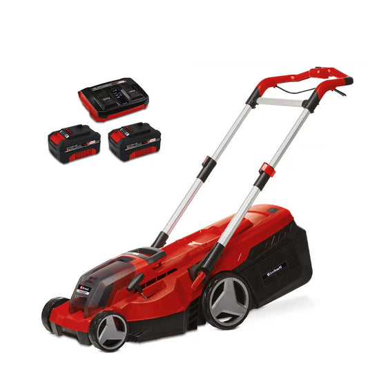 Tondeuse à gazon sans fil RASARRO 36/38 Power X-Change EINHELL 3413180 avec 2 Batteries 4,0 Ah et Chargeur rapide