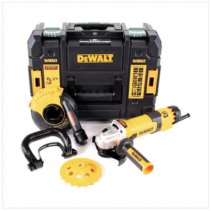 Meuleuse 125 mm 1500W - vitesse variable DEWALT DWE4257KT-QS avec kit de surfaçage