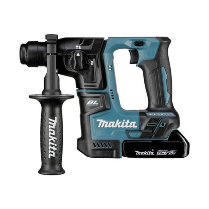 Marteau perforateur sans fil MAKITA DHR171RAX3 SDS-Plus 18 V 2,0 Ah avec 2 batteries, 1 chargeur, 1 coffret et des accessoires