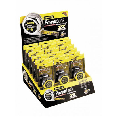 Mesure blade ARMOR - STANLEY - 0-33-514 - 5M x 25 MM POWERBLOCK