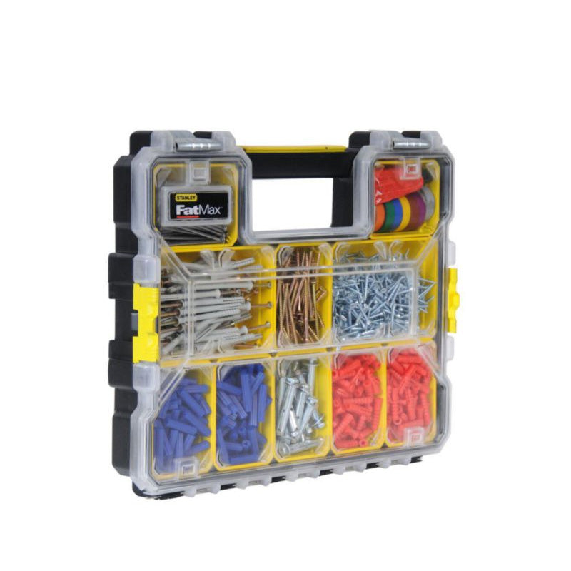 Organiseur étanche profondeur 64mm - 10 compartiments amovibles - fatmax - STANLEY - 1-97-517