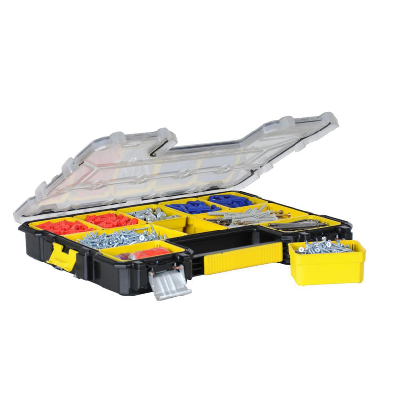 Organiseur étanche profondeur 64mm - 10 compartiments amovibles - fatmax - STANLEY - 1-97-517