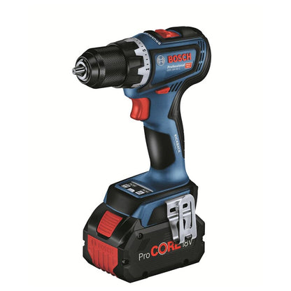 Pack 4 outils 18V BOSCH  : GSR 18V-90C + GKT 18V-52GC + GST 18V-155 SC+ GEX 18V-125 + 1 batterie 4,0 Ah (ProCORE) + 2 batteries 5,5 Ah (ProCORE) + GAL 1880CV (L)