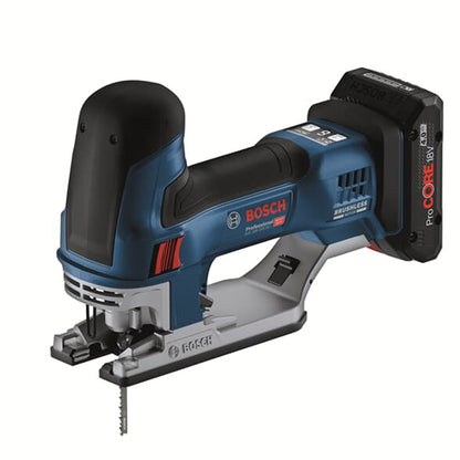 Pack 4 outils 18V BOSCH  : GSR 18V-90C + GKT 18V-52GC + GST 18V-155 SC+ GEX 18V-125 + 1 batterie 4,0 Ah (ProCORE) + 2 batteries 5,5 Ah (ProCORE) + GAL 1880CV (L)