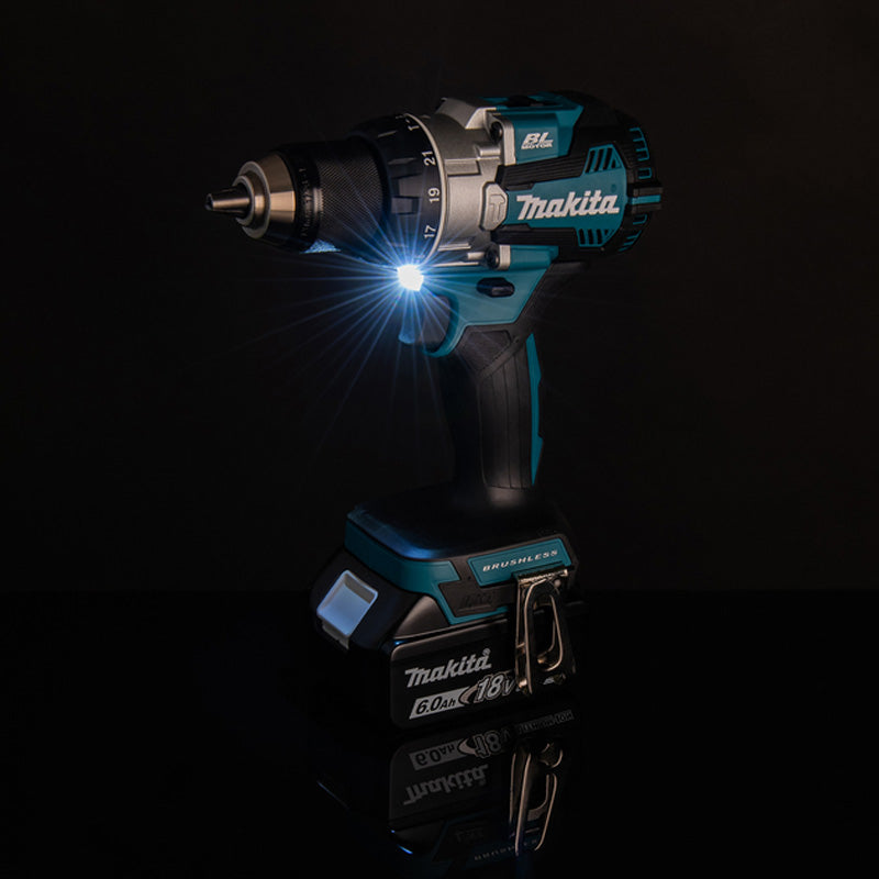 Perceuse à percussion Brushless 2x5Ah 18V LXT ® MAKITA DHP489RTJ en MAKPAC