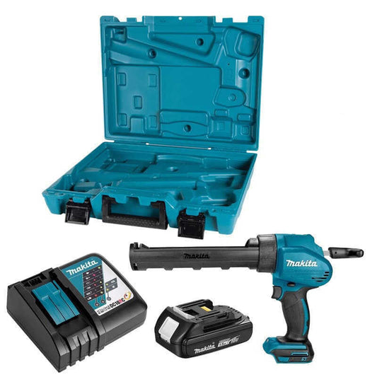 Pistolet à mastic 2x1,5Ah 18V LXT ® MAKITA DCG180RY en coffret
