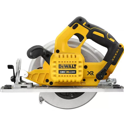 Scie Circulaire 184mm DEWALT DCS572N-XJ XR 18V Brushless - compatible rail de guidage