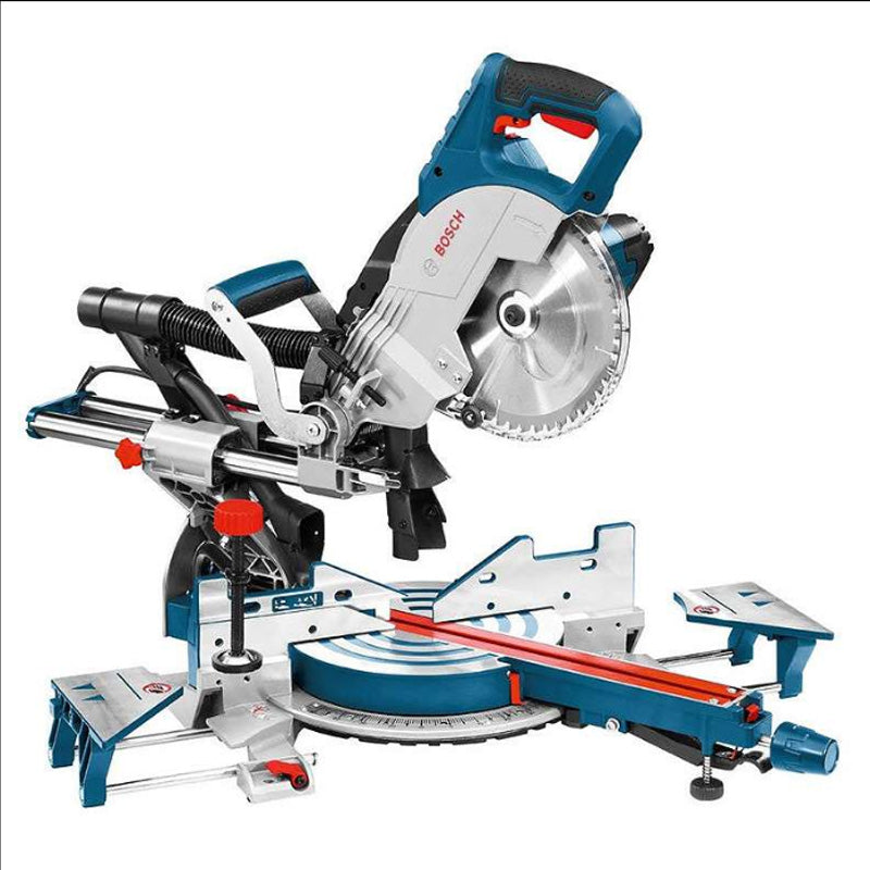 Scie à onglets radiale Ø216 BOSCH 0601B19100 - GCM 8 SJL Professional - 1600W + Piètement BOSCH GTA 2600