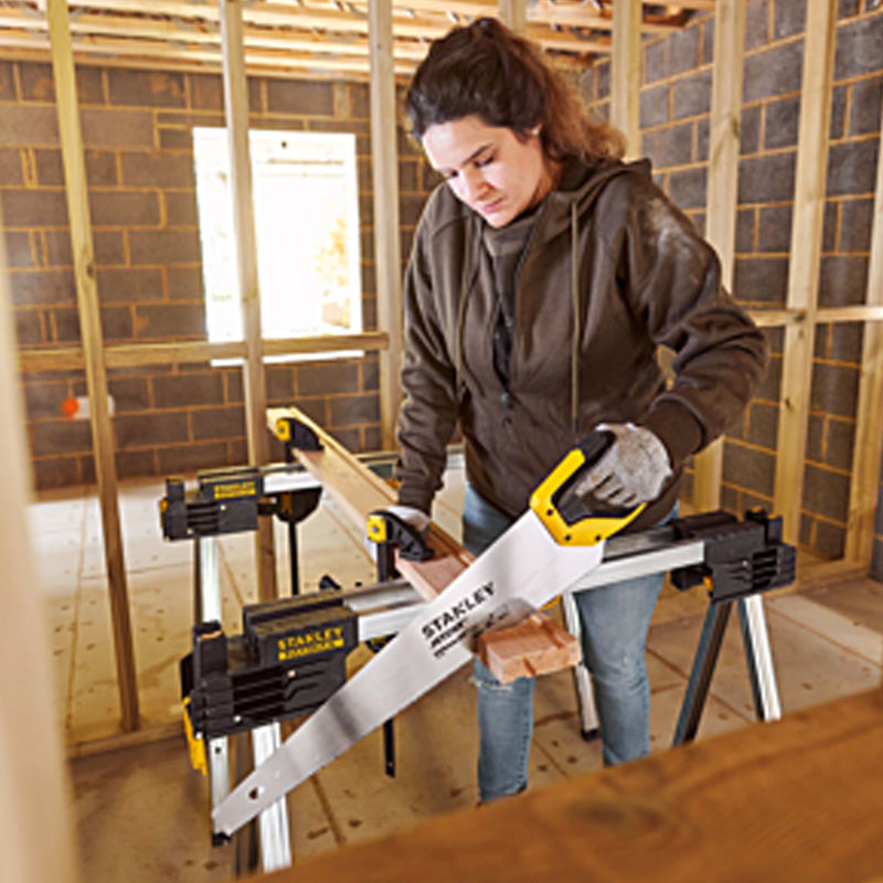 Scie égoïne jetcut coupe fine 450mm - STANLEY - 2-15-595