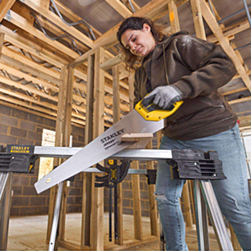 Scie égoïne jetcut coupe fine 450mm - STANLEY - 2-15-595