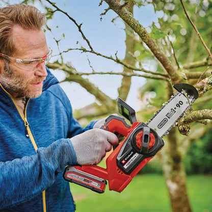 Tronçonneuse sans fil à poignée supérieure FORTEXXA 18/20 TH avec une batterie 3Ah