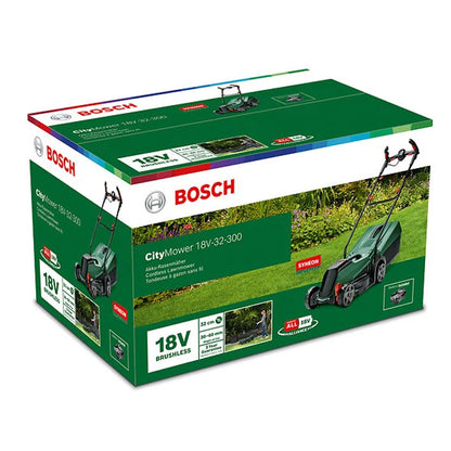 Tondeuse BOSCH CityMower 18V-32 sans-fil avec 1 batterie 18V 4,0Ah