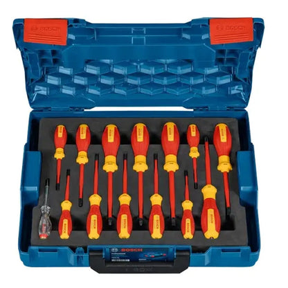 Tournevis VDE Screwdriver Set mixed 14pc - BOSCH - 1600A02NF9