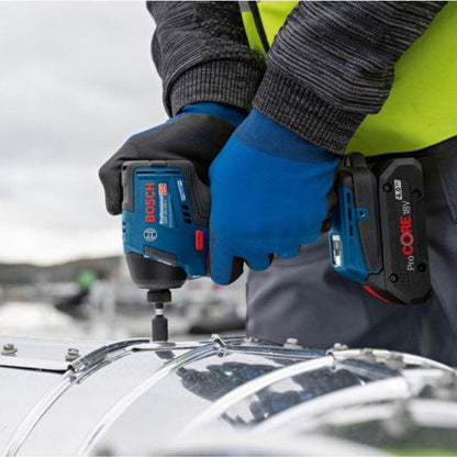 Visseuse à chocs sans-fil BOSCH 06019L6001 GDR 18V-220 C en L-boxx 136 avec module Bluetooth (sans batteries, sans chargeur)