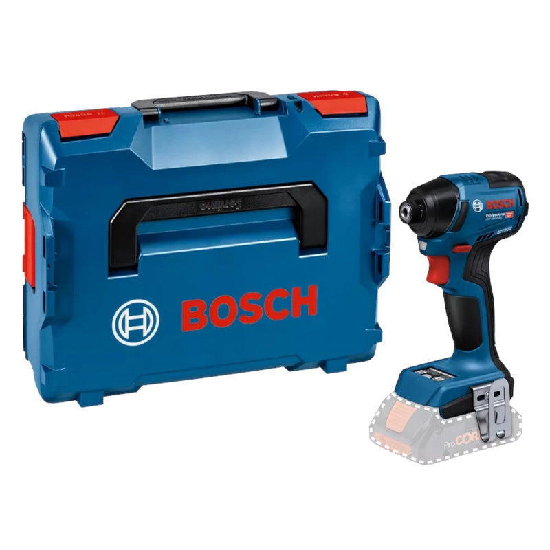 Visseuse à chocs sans-fil BOSCH 06019L6001 GDR 18V-220 C en L-boxx 136 avec module Bluetooth (sans batteries, sans chargeur)