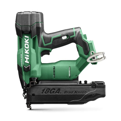 Cloueur de finition HIKOKI NT1850DAWXZ 18V BRUSHLESS 16/50mm gauge 18 + 2 batt 2,0Ah + chargeur avec accessoires