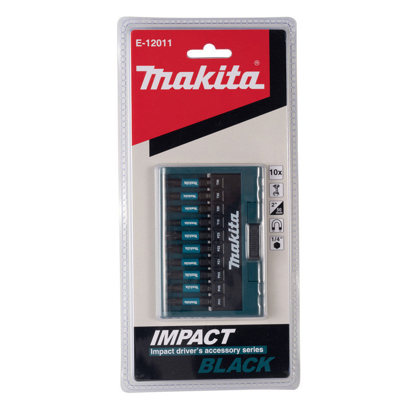 Jeu d'embouts MAKITA E-12011 Impact Black Bit-Set 10-tlg