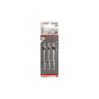 Lot de 3 lames de scie sauteuse T 101 AOF BOSCH 2608636432 Special for Laminate